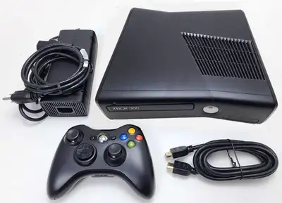 Xbox 360 console with wireless controller, View more