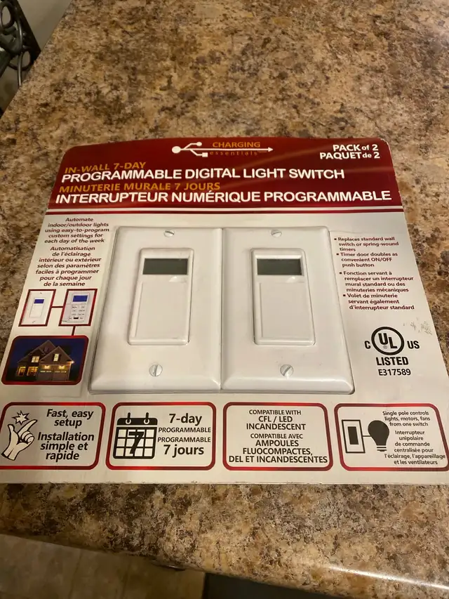 NEW Charging Essentials Digital Light Switch541618113191628803
