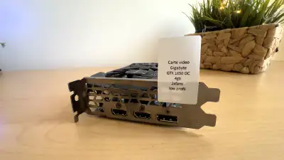 carte video gtx 1650 4go gddr5 windforce 140$, View more