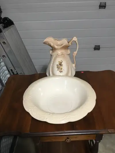 Pitcher and Bowl Set, View more