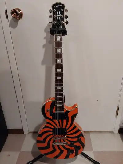 Epiphone Zakk Wylde Buzzsaw Les Paul Custom Guitar w/HSC, View more