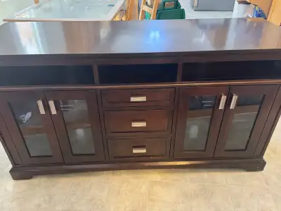 solid wood entertainment stand, View more