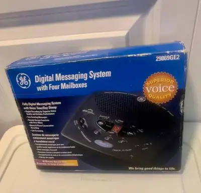 1999 GE Digital Messaging System with four Mailboxes 29869GE2, View more