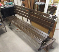 Looking  for railroad bench that came from the Connors Museum