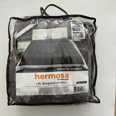Brand New hermosa 10 Ib Queen Size Weighted Blanket, View more