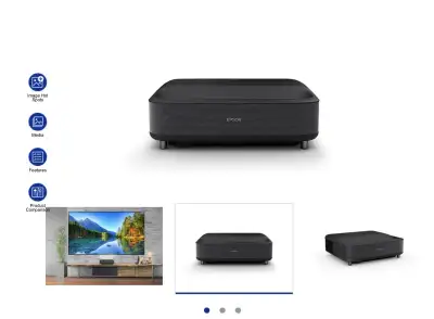 Epson Short Throw Projector & Screen, View more