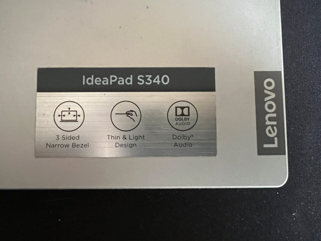 Lenovo IdeaPad S340 laptop in Laptops in Mississauga / Peel Region - Image 4