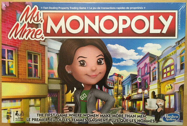 Mme. Monopoly (8 ans et plus). *Je poste dans Jouets et jeux  à Trois-Rivières