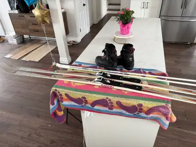 Cross country skis setup eu43 boots and nnn bc bindings 210cm , View more