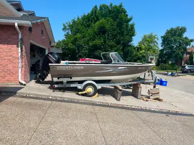 Original Owner - Powered by Merc 150XL with 89 hours. All welded aluminum hull - package includes vi...