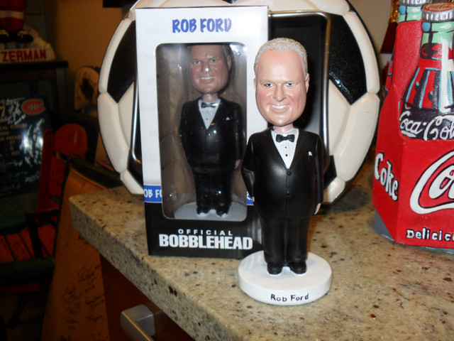 RARE  ROB FORD + Jays Baseball Leafs Hockey Bobblehead in Arts & Collectibles in City of Toronto - Image 2