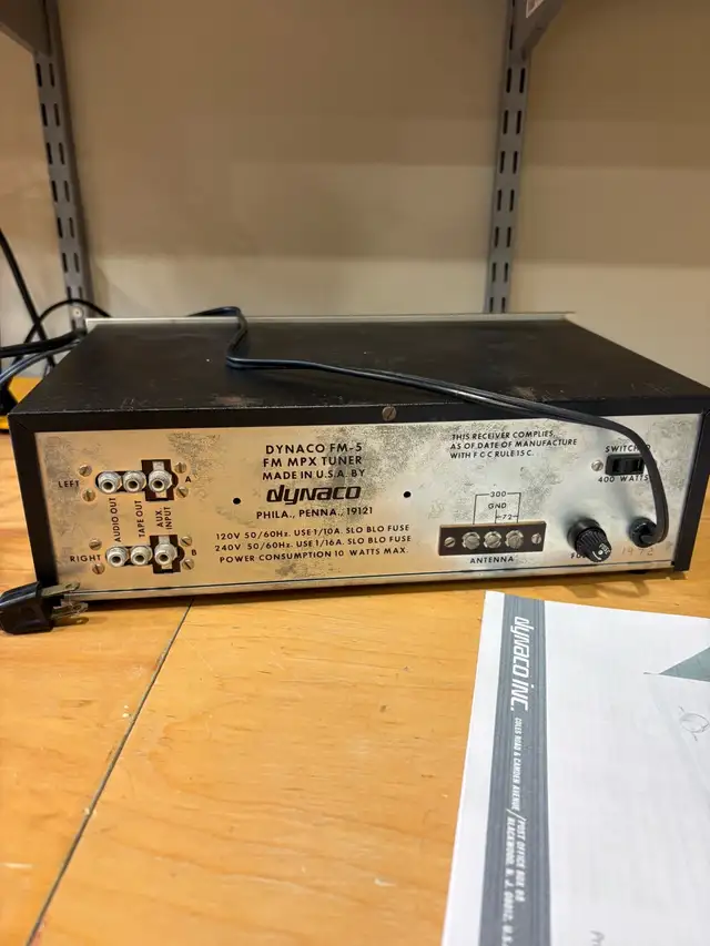 Dynaco FM-5 tuner in Stereo Systems & Home Theatre in Oakville / Halton Region - Image 3