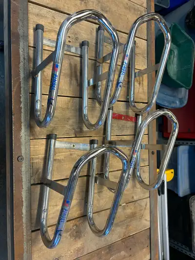 Four Pingel Wheel Chocks $50 each Hardware not included.