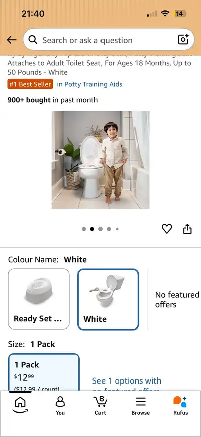 Simplify your little one's potty training journey with this brand new Ingenuity Flip & Sit training...