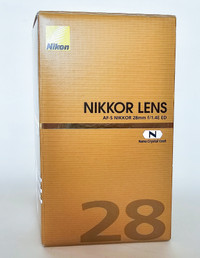 Nikon AF-S FX 28mm f/1.4 E ED Professional Lens – BRAND NEW!