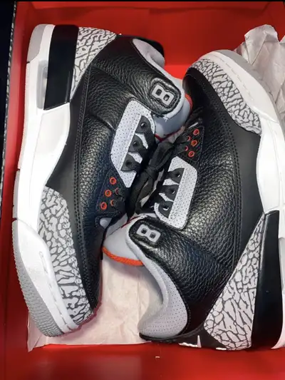 New Jordan 3 Retro Black Cement . Size 10. $350, View more