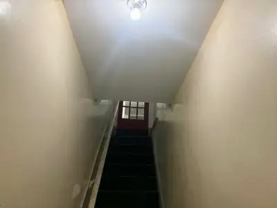 The apartment is at 247 queen st near to bus stops all the downtown aminities suitable for 4 student...