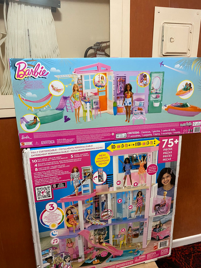 Barbie Holiday Fun Dolls, Playset and Accessories Brand New in Toys & Games in City of Toronto - Image 3