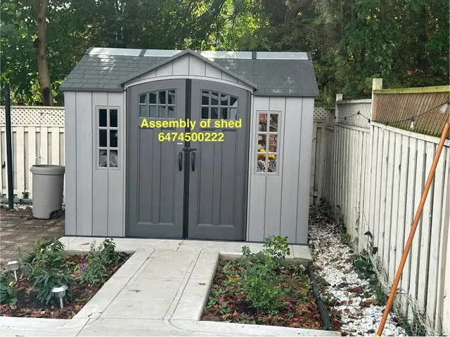 assembly of storage shed in Outdoor Tools & Storage in City of Toronto - Image 5