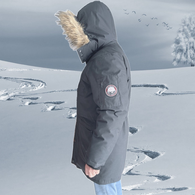 Men’s winter jacket black in Men's in Charlottetown