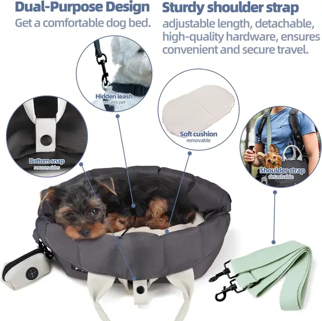 NEUF: Handbag for small dogs63234629122561121