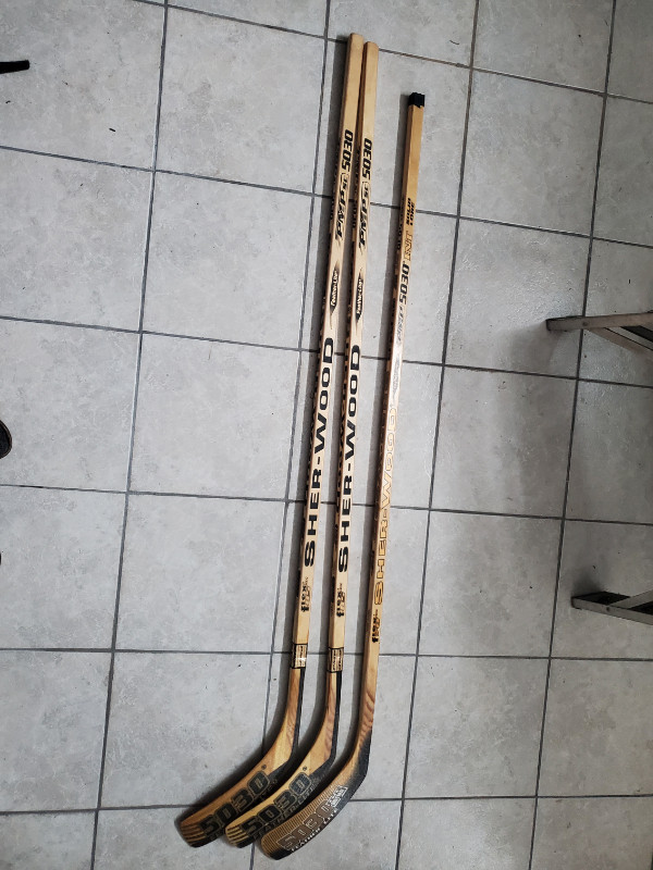 New wood Sherwood PMP 5030 hockeys sticks, left hand in Hockey in City of Toronto - Image 4