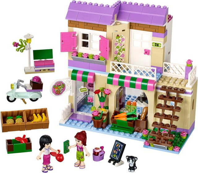 LEGO Friends 41108 Heartlake Food Market 2 Minifigures in Toys & Games in Regina