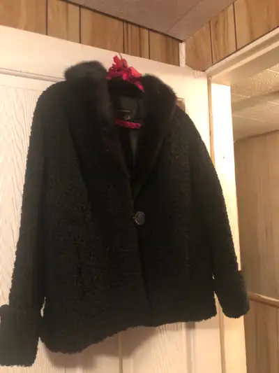 Persian Lamb Jacket.  Mink Collar., View more