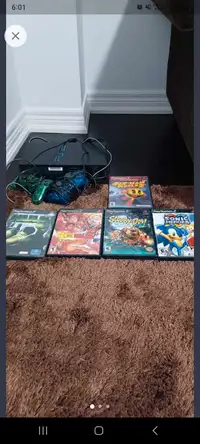 PS2 consol with games 