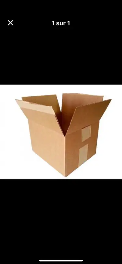 À donner Boîtes  pour déménagement ouvert et fermé , View more