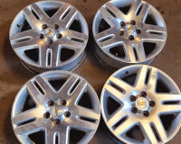 4 QEM original chevy Alloy Rims 17 inch 5x110