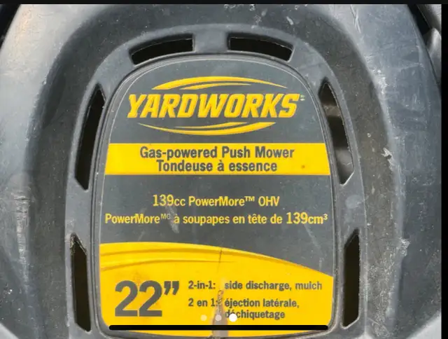 Tondeuse Yardworks 22 pouces in Lawnmowers & Leaf Blowers in Longueuil / South Shore - Image 4