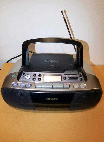 Sony Portable CD Radio Cassette-Corder, View more
