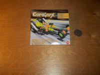Construx action building system kit dragsters booklet#15547-1996