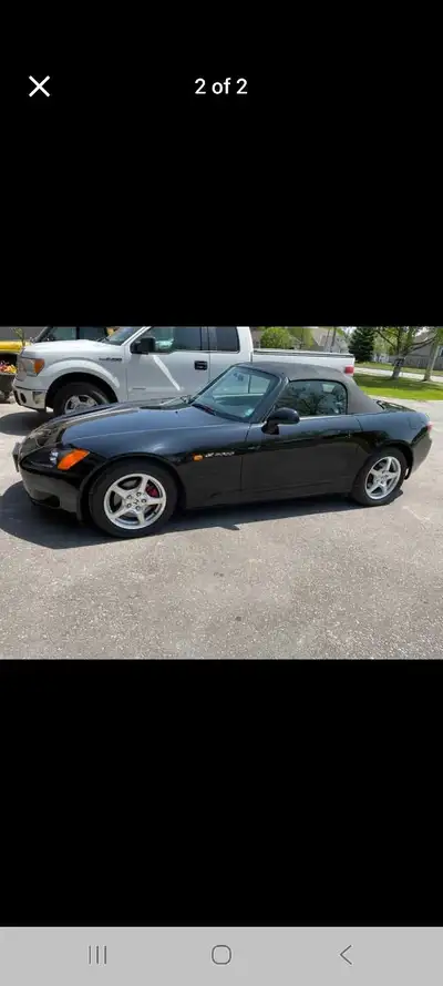 Low mileage, classic 2 seater 2001 Black Honda S2000 in excellent condition. Everything is original;...