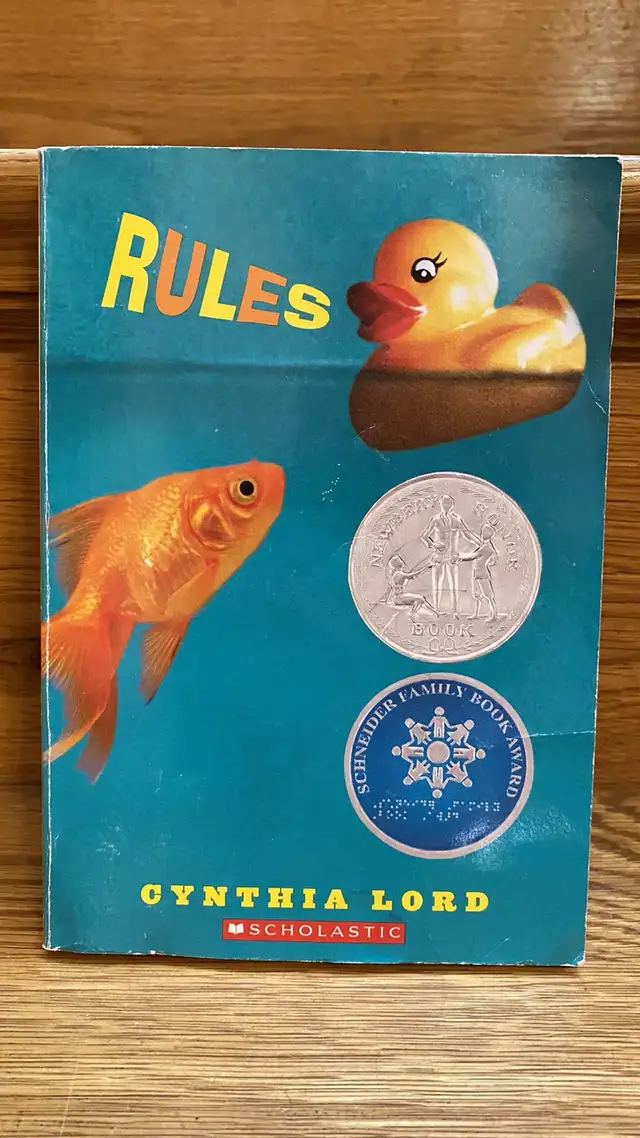 Rules softcover novel by Cynthia Lord