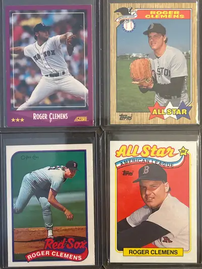 Roger Clemens Major League Baseball Card Lot , View more