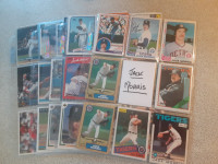 CARTES DE BASEBALL VINTAGES DE JACK MORRIS DETROIT