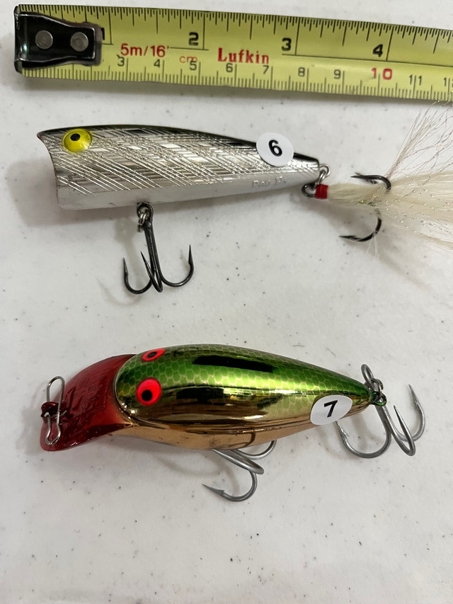 Rebel USA Fishing Lures. Rebel Pop R. Rebel SST. All 7 for $30 in Fishing, Camping & Outdoors in Barrie - Image 3