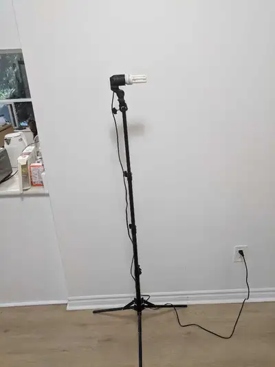 Studio Lighting Stand with Lamp, View more