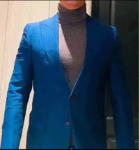 SuitSupply Light Blue Custom Suit 40R