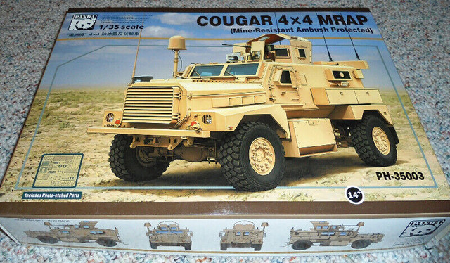Panda Hobby 1/35 Cougar 4x4 MRAP in Toys & Games in Richmond