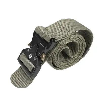 Fengrou men tactical belt heavy duty utility belt green/ceinture, View more