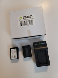 Wasabi Power  NP-FW50 Camera Battery Charger Set