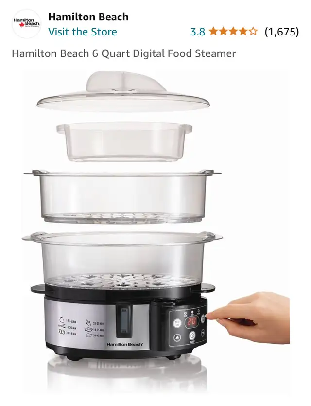 Hamilton Beach Digital Steamer65048384140161121