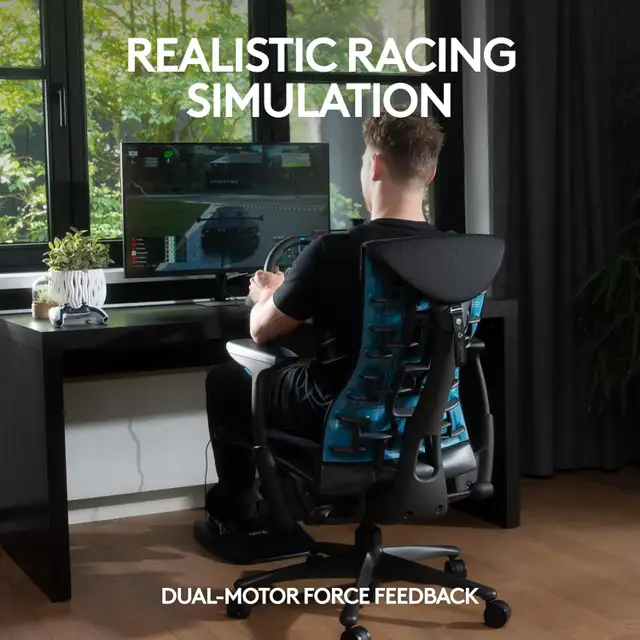 Logitech G29 Driving Force Racing Wheel and Floor Pedals in PC Games in City of Montréal - Image 3