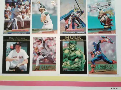 Carte super-héros & Baseball UNIQUE, View more