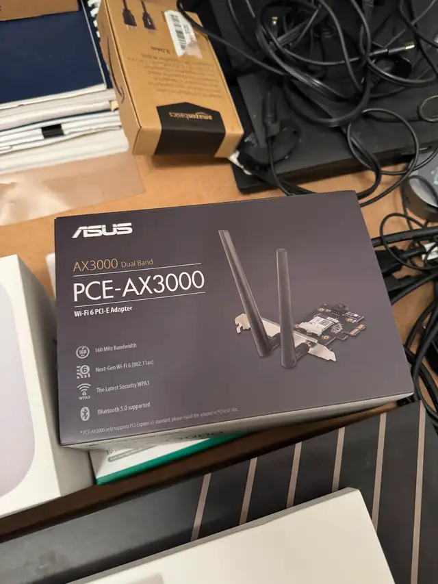 ASUS PCE-AX3000 WIFI 6 adapter