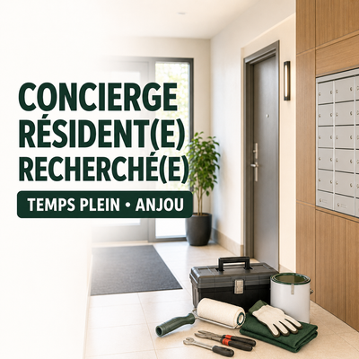 Concierge résident(e) / Homme ou femme à tout faire, View more