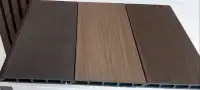 Exterior wpc wood composite siding soffit available